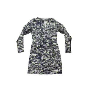 IBKUL Dress Small Polka Dot Long Sleeve‎ Zip Neck UPF Outdoor Cooling Athleisure